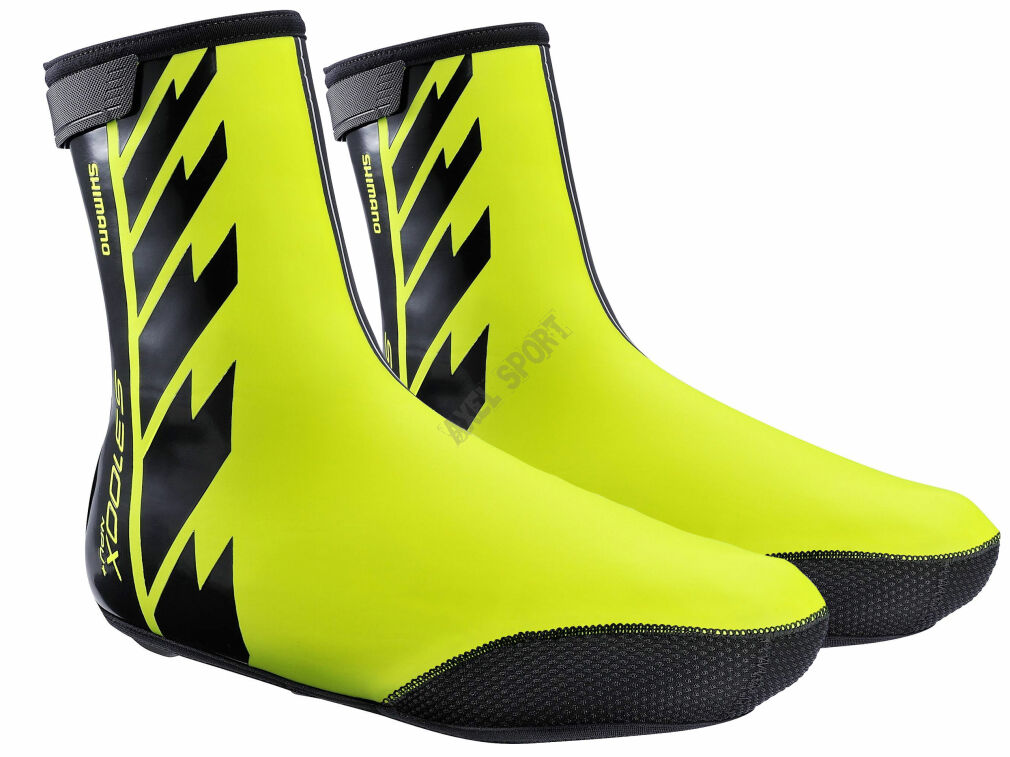 Ochraniacze rowerowe na buty Shimano S3100X NPU+ Neon Yellow