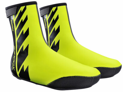 Ochraniacze rowerowe na buty Shimano S3100X NPU+ Neon Yellow