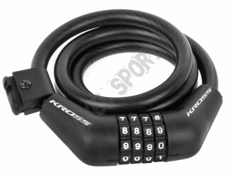 Zapięcie rowerowe spirala na szyfr KROSS KZS 200L 12x120 - 2