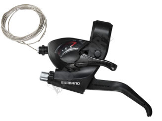 Klamkomanetka dźwignia lewa SHIMANO 3rz ST-EF41 OEM - 2