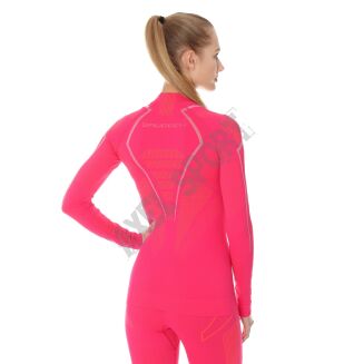 Bluza damska ciepła BRUBECK THERMO fuksja L - 4