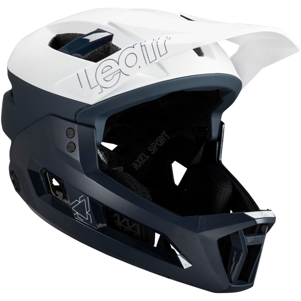 Kask rowerowy z wypinaną szczęką/3w1 LEATT MTB Enduro 3.0 white