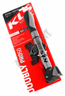 Mini pompka Kellys DOUBLY PRO 50 - 100psi/7 bar - AV/DV/FV - 6