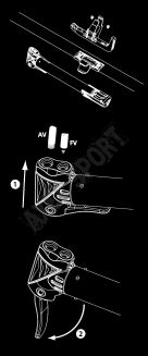 Mini pompka Kellys DOUBLY PRO 50 - 100psi/7 bar - AV/DV/FV - 7
