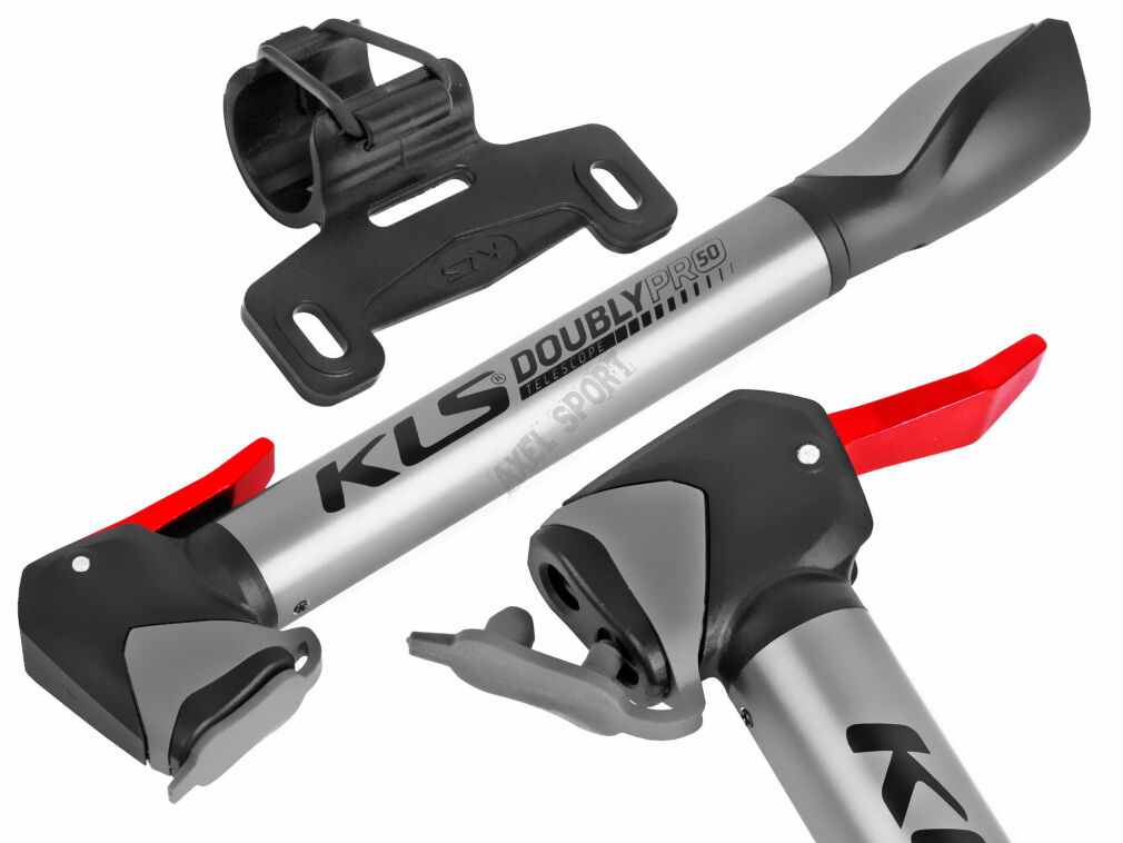 Mini pompka Kellys DOUBLY PRO 50 - 100psi/7 bar - AV/DV/FV