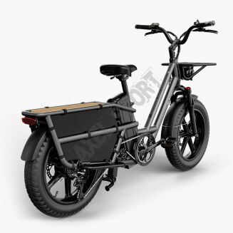 Elektryczny rower cargo Fiido T2 typu longtail Fatbike Grey 2025 - 2