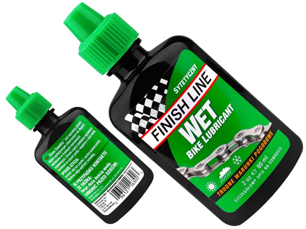 Smar olej do łańcucha FINISH LINE CROSS COUNTRY - 60 ml zielony