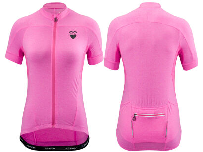 Koszulka damska rowerowa SILVINI Bormida - blush (różowa)