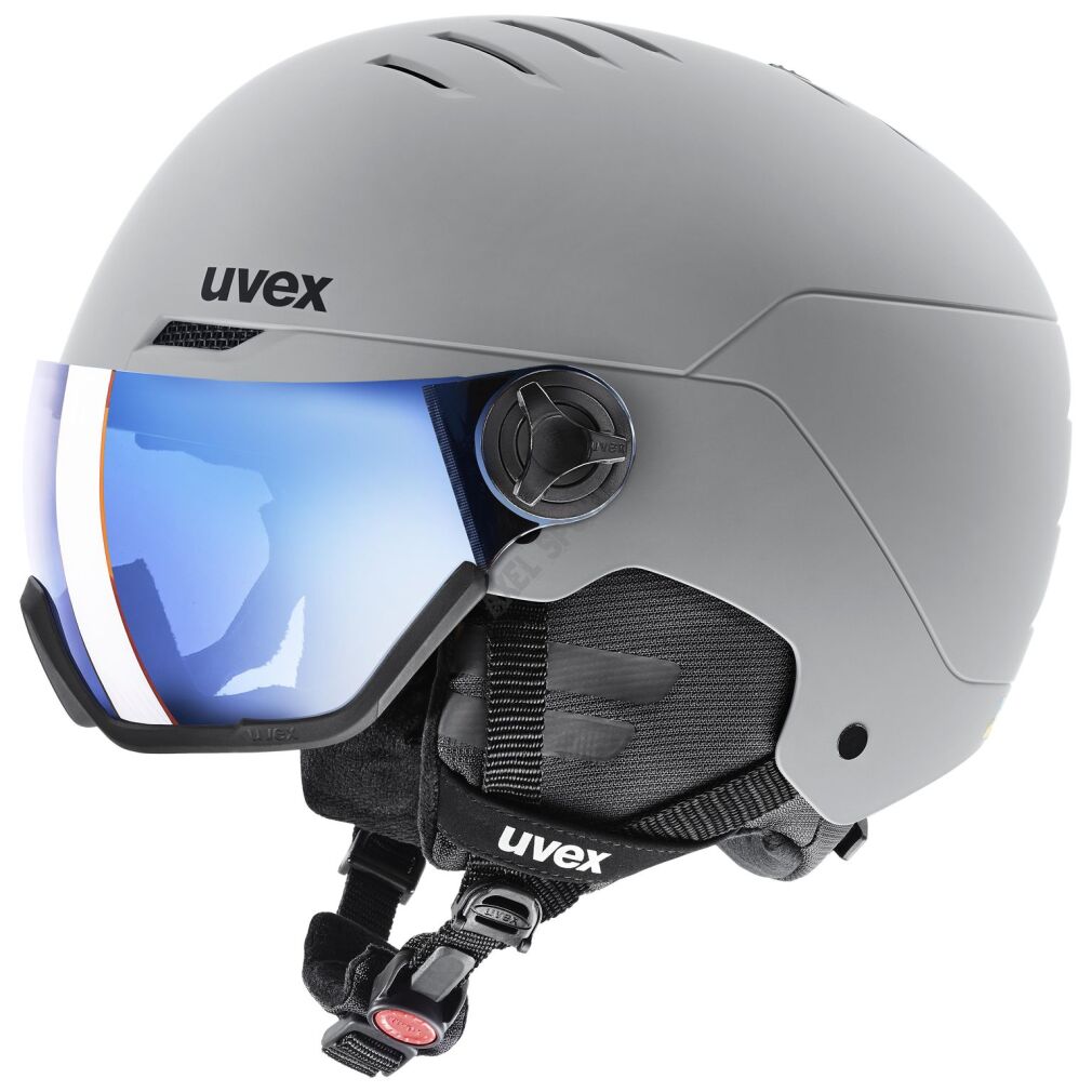 Kask narciarski UVEX Wanted Visor Rhino
