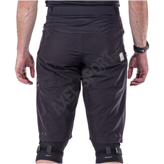 Spodenki rowerowe męskie z wkładką MTB LEATT Trail 2.0 Black - 4
