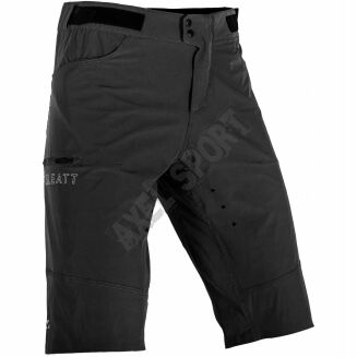 Spodenki rowerowe męskie z wkładką MTB LEATT Trail 2.0 Black - 10