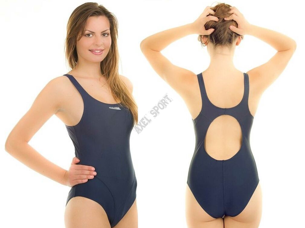 Strój Kostium kąpielowy AQUA-SPEED AGA - granatowy