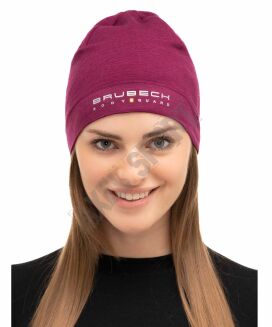 Czapka BRUBECK Extreme Wool HM1018 śliwka L/XL - 2