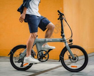 Rower elektryczny składak Fiido D11 (20'') 250W szary - 6