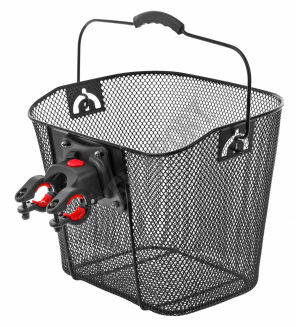 Koszyk / kosz na kierownicę HT-512 + uchwyt KLIK PRO  + rączka czarny - 3