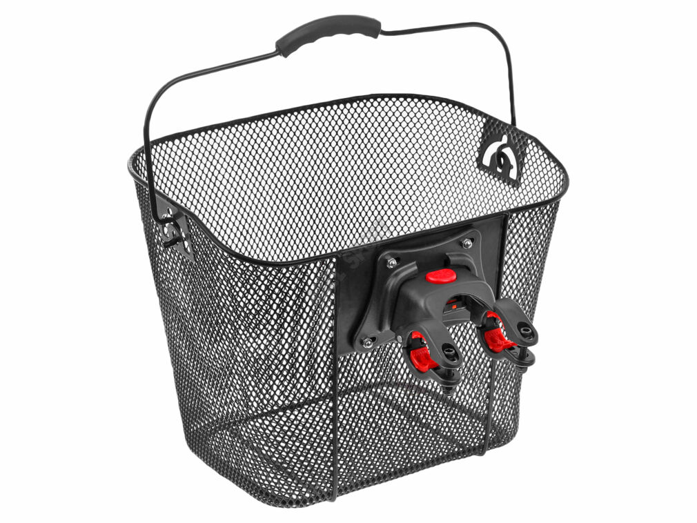 Koszyk / kosz na kierownicę HT-512 + uchwyt KLIK PRO  + rączka czarny