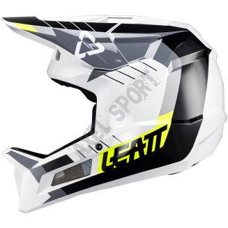 Kask rowerowy LEATT fullface MTB Gravity 2.0 White/black - 2