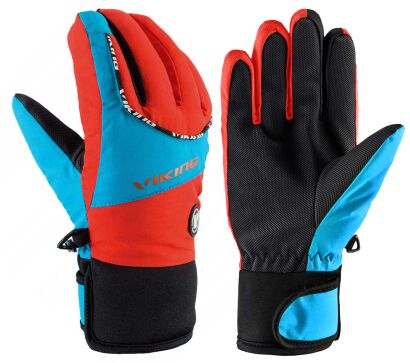 Rękawice zimowe dziecięce VIKING Fin JR orange/blue