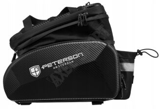 Torba rowerowa sakwa na bagażnik ramię wodoodporna 24L PETERSON + bidon - 2