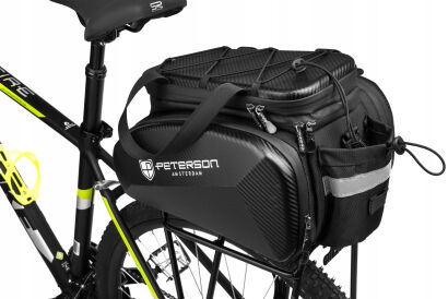 Torba rowerowa sakwa na bagażnik ramię wodoodporna 24L PETERSON + bidon