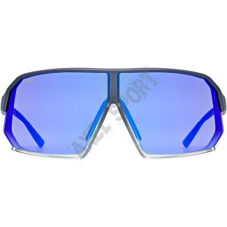 Okulary rowerowe UVEX Sportstyle 237 metallic blue-clear (mirror blue) S2 - 3