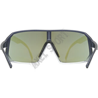 Okulary rowerowe UVEX Sportstyle 237 metallic blue-clear (mirror blue) S2 - 5