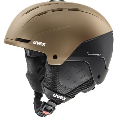 Kask narciarski UVEX Stance brązowy 54-58cm