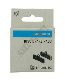 Okładziny hamulca tarczowego SHIMANO D02S-MX metaliczne - 2