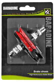 Klocki hamulcowe Baradine MTB-959V BK/RED imbus - 5