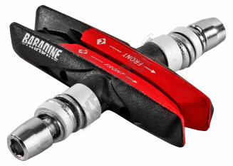 Klocki hamulcowe Baradine MTB-959V BK/RED imbus - 2