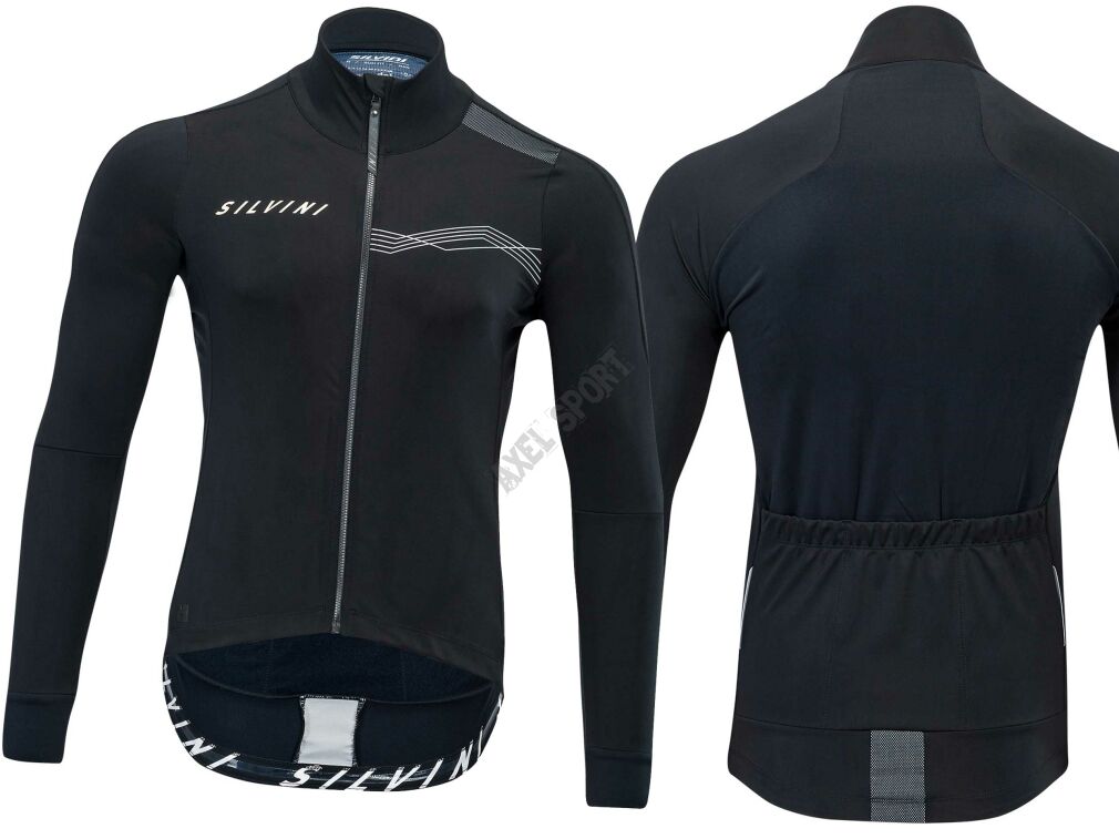 Bluza rowerowa SILVINI Ghisallo (MJ1600) black-white