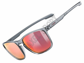 Okulary rowerowe UVEX LGL 52 smoke (mirror red) S3 - 2