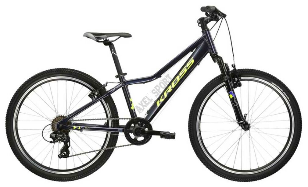 Rower dziecięcy KROSS Hexagon JR 1.0 (24'') gra żół