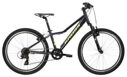 Rower dziecięcy KROSS Hexagon JR 1.0 (24'') gra żół