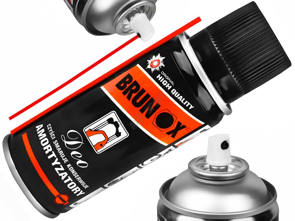 SMAR DO GOLENI AMORTYZATRÓW SPRAY BRUNOX DEO 100ml