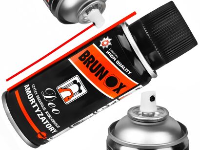 SMAR DO GOLENI AMORTYZATRÓW SPRAY BRUNOX DEO 100ml