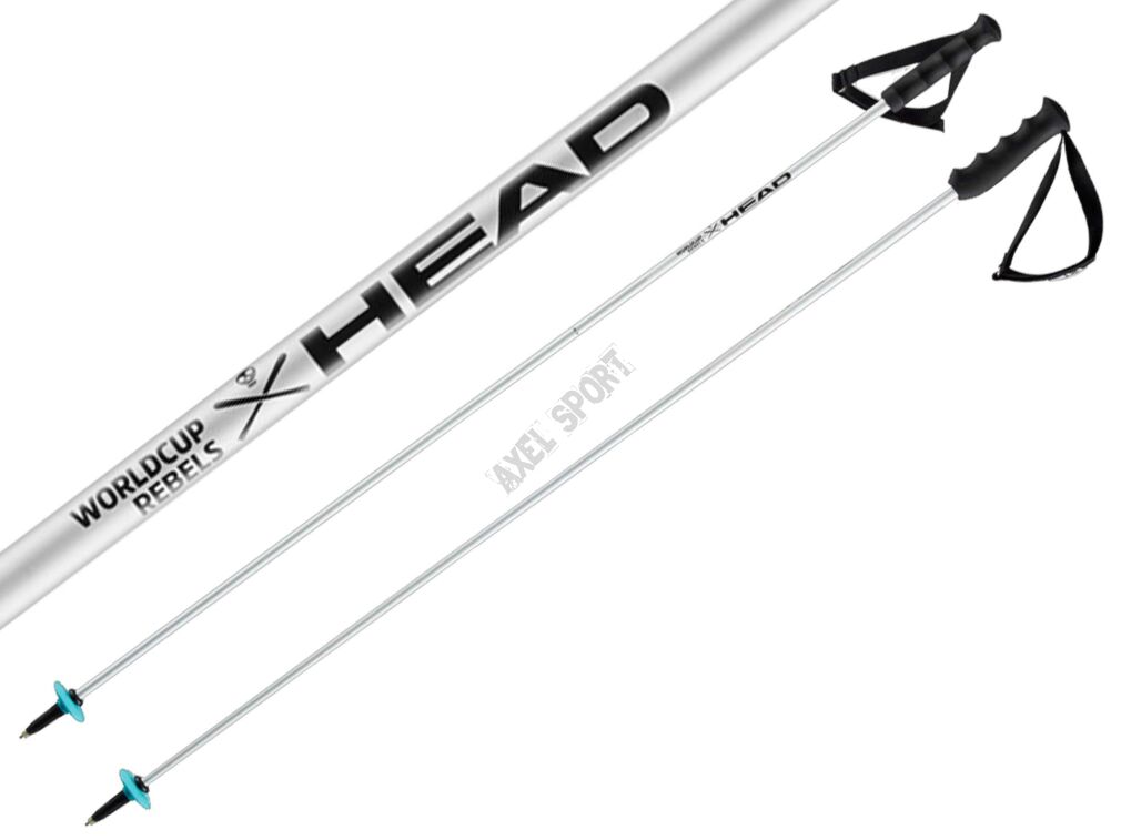 Kije narciarskie HEAD Worldcup Rebels carbon white 125cm