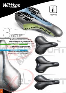 Siodełko miękkie Wittkop  MTB Gel InMould 1.0 - 4