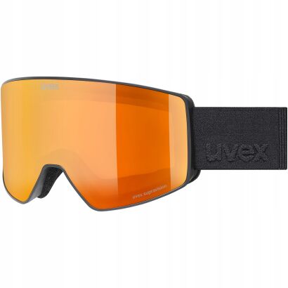 Gogle narciarskie UVEX Scenic FM (black matt) mirror red (S2)