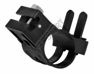 ZAPIĘCIE ROWEROWE SPIRALNE KROSS KZS 110S CZARNE + UCHWYT - 6