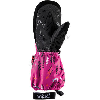 Rękawice jednopalczaste zimowe dziecięce VIKING Snoppy Kids pink - 3