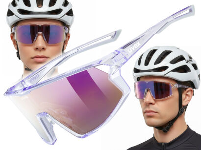 Okulary przeciwsłoneczne UVEX Skyryse clear purple/mirror lavender S3