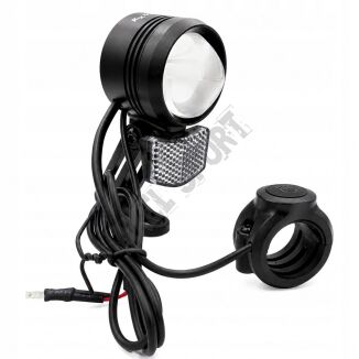 Lampa przednia 2K DUOVISION E-BIKE 1000/500 lm drogowe/mijania 12V - 2