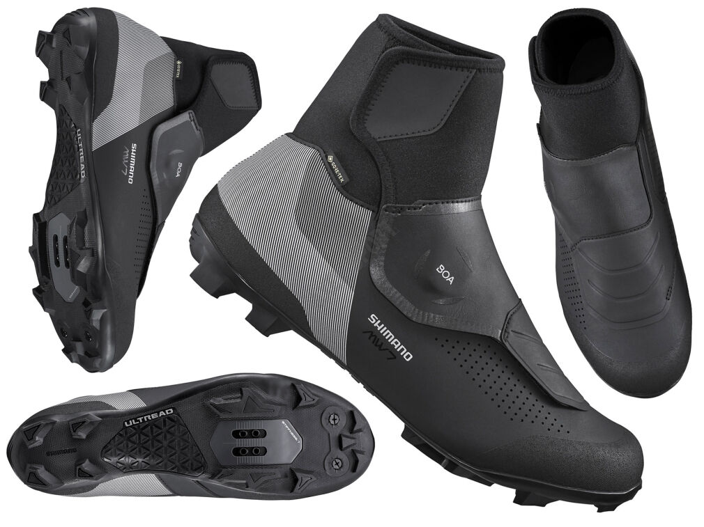 Buty rowerowe Zimowe MTB SHIMANO SH-MW702 SPD BOA czarne