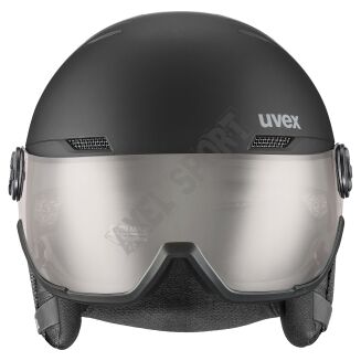 Kask narciarski UVEX Wanted visor pro V black (S1-S3) - 2
