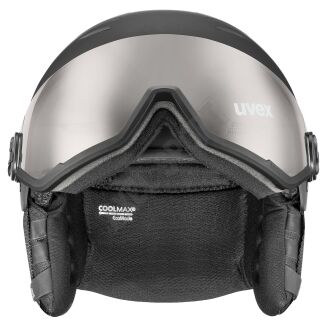 Kask narciarski UVEX Wanted visor pro V black (S1-S3) - 3