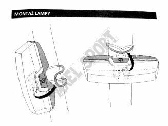 LAMPKA TYLNA PROX LINE R LED COB / 30LM / CZERWONA USB - 6