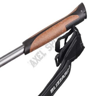 Kije Nordic Walking Blizzard Performacne ALU silver/black 105-135cm - 2
