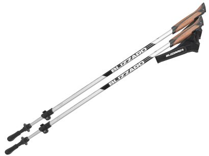 Kije Nordic Walking Blizzard Performacne ALU silver/black 105-135cm