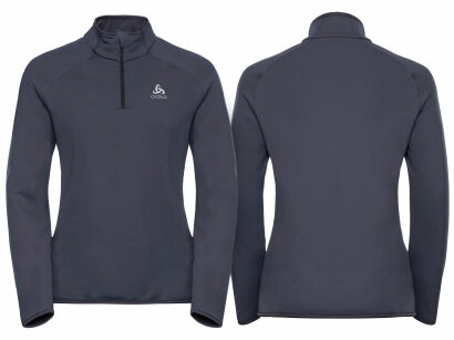 Bluza ODLO damska MIDLAUER 1/2 ZIP Carve śliwka